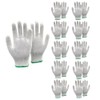 Kavish 10 Pack White Cotton Safety Work Gloves For Men