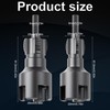 Integrated Internal & External Pipe Threading Tool, 1/2'' 3/4'' Dual-Function