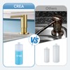CREA Gold Soap Dispenser for Kitchen Sink, Dish Bathroom Dispenser