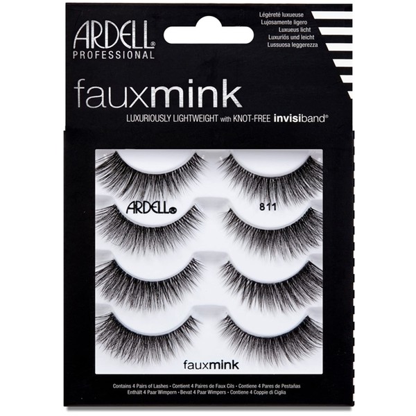 Ardell Multipack Lashes Faux Mink 811-12 pairs & duo Brush