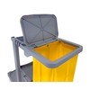 Compact Size Janitorial Cart | 3 Shelves | 25 Gallon