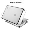 eleger Shatterproof Case Compatible with MacBook Air 15 Inch M2