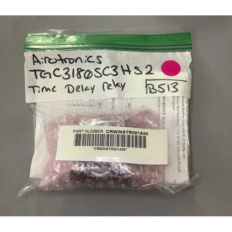 Airotronics TGC3180SC3HS2 Carrier CRWINSTR001A00 Time Delay Relay Socket (b513)