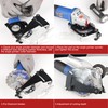HERZO Dust Shroud Dust Extraction Cutting Guard for 5 inch