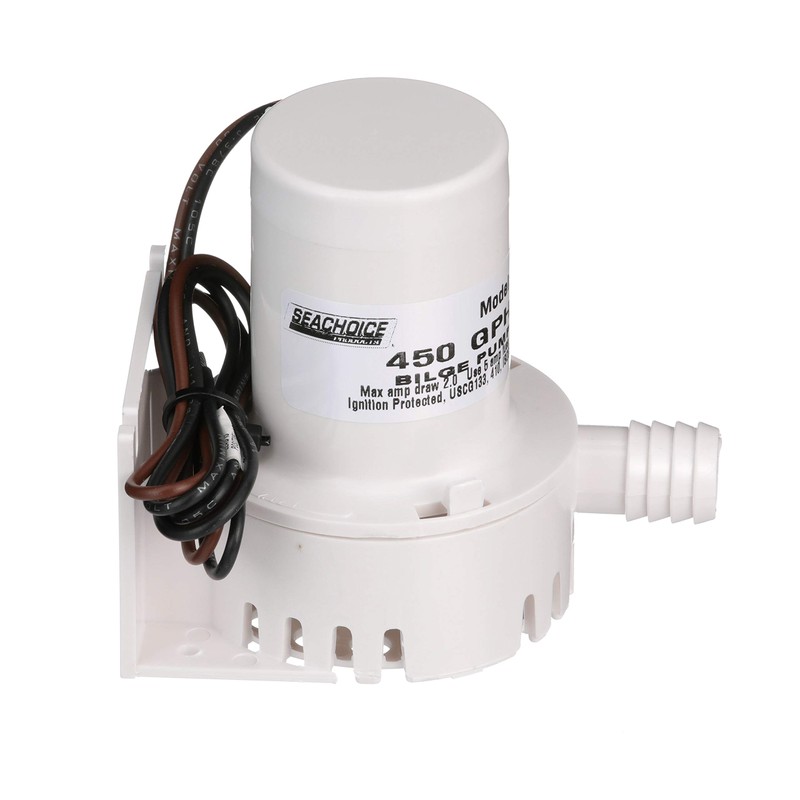 Seachoice Universal 450 GPH Mini Marine 12V Bilge Pump