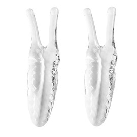 Snail Cassa, Plate, Rickening Cassa, Nose-raising Goods, Scalp Massage, Cassa Stick, Convenient to Carry (Transparent Color)