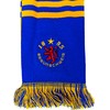 Generisch Braunschweig Bar Scarf (Knitted Scarf, Barscarf), Blue, yellow