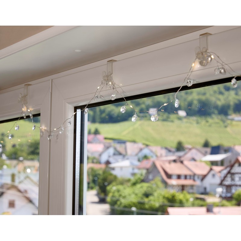 SOMA Window Hooks Transparent 20 mm Set of 20 for