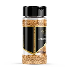 GranAroma Yellow Mustard Seeds, Mild Flavor, Dips & Dressings, For Homemade Mustard (5 Ounce)