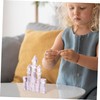 SUPVOX Gem Castle for Sparkling Princess Playset for Imaginative Adventures