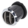 2Pcs Car Front Dashboard Round Air Vent, Dash Board Insert