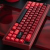 PBT Keycaps Set 164Keys Cherry Profile Red Black Keycaps 60%