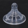 4pcs Infant Bottle Nipples Bust Feeling Replacement Silicone Nipple Round