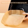 SHINYMOMO Air Fryer Liners Disposable Paper,100Pcs Airfryer Paper Liners,Non Stick