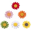 Pack of 6 Daisy Flower Brooch, Daisy Brooch Pin, Enamel