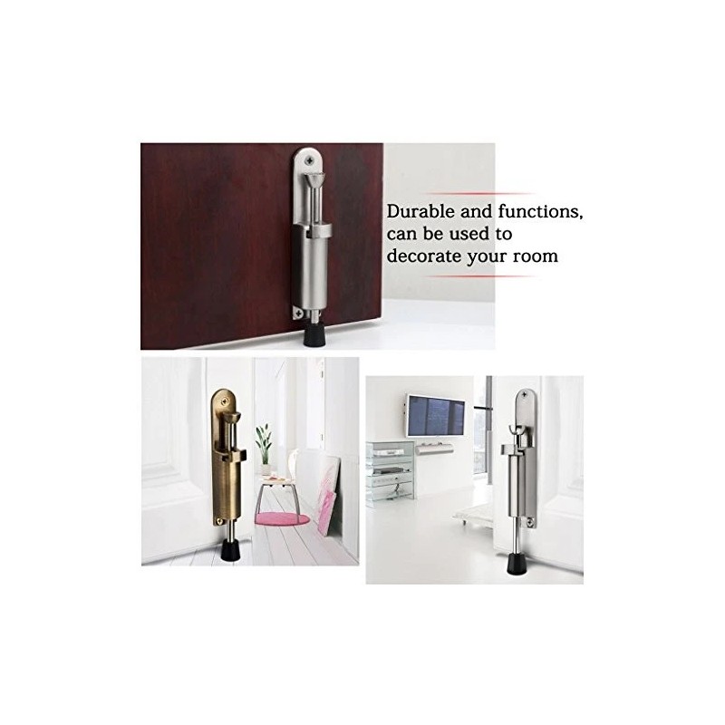 Sumnacon Kickdown Door Stop - Stainless Steel Easy Step Door