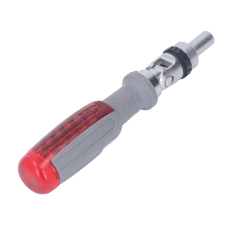 1/4 Ratchet Screwdriver with Drive Bit Assortment Set Bidirectional Magnetic