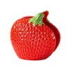 Strawberry Napkin Holder for Table, Cute Ceramic Fruits Paper Napkins
