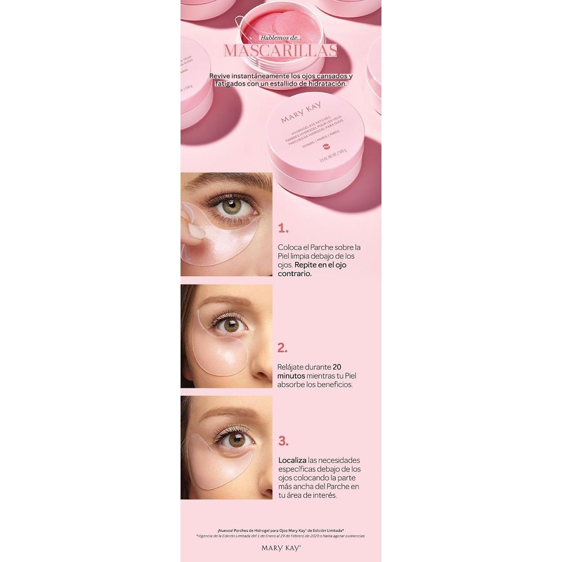 Mary Kay Parches para ojos Hydrogel