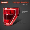 Tail Lights Compatible with 2021 2022 2023 Ford F150 XL/STX/XLT
