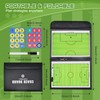 YCRRVAE Soccer Coaching Board,Football Coaches Clipboard Tactical Magnetic Board Kit