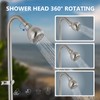 Aolemi Outdoor Shower Fixtures, 31" Exposed Shower System with Shower