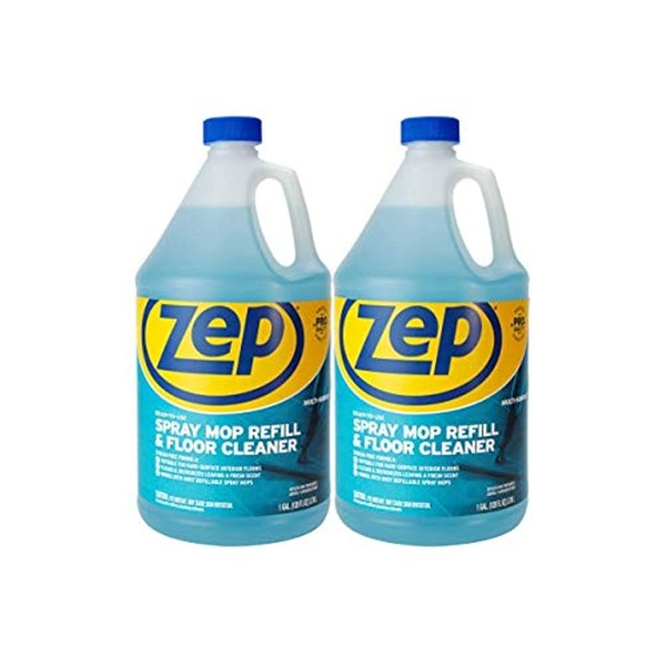 Zep Industrial Multi-Surface Floor Cleaner - 1 Gallon, (Case of 2) ZUMSF128 - All-Purpose Floor Cleaner (Spray Mop Refill)