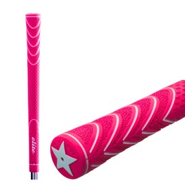 elitegrips Stinglace Rim Golf Grips, Set of 10, Backlined, Pink