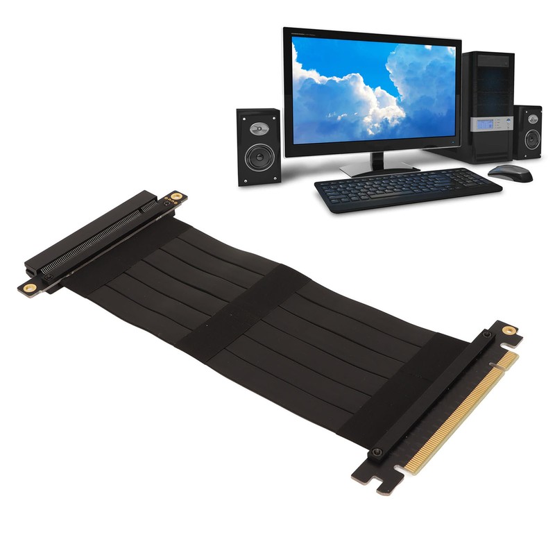 PCIE 3.0 X16 Extension Cable High Speed Flexible Cable Card