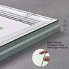 DEKWINN,8x10 Picture Frame Set of 4 with Real Glass for