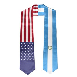 Vcmaluco Graduation Stole Sash American Guatemala Flag Graduation Stole Sash Graduation Gift