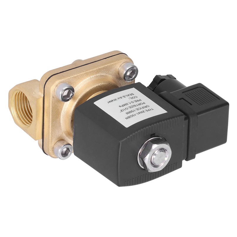 2 Way Solenoid Valve Brass Solar Electric Normally Closed Pipeline