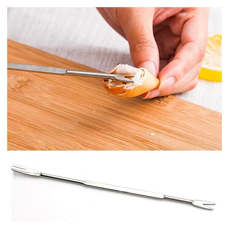 6 Pcs Seafood Forks Picks, Stainless Steel Lobster Fork Multitool