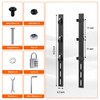 ZSLTLDU Weed Eater Rack for Trailer, 3 Place Heavy Duty