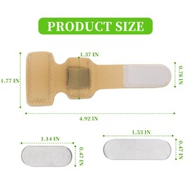 Qmagic 4PCS Hammer Toe Straightener with Aluminum Plate, Hammer Toe Straightener Corrector for Women & Men, Toe Splints & Wraps Support for Crooked, Curled, Bent Toes