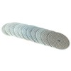 11pcs 4-inch Diamond Wet Polishing Pads Grinding Disc + 1pc