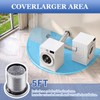Magnetic Dryer Vent MV-180 Connector Kit with 5FT Hose and