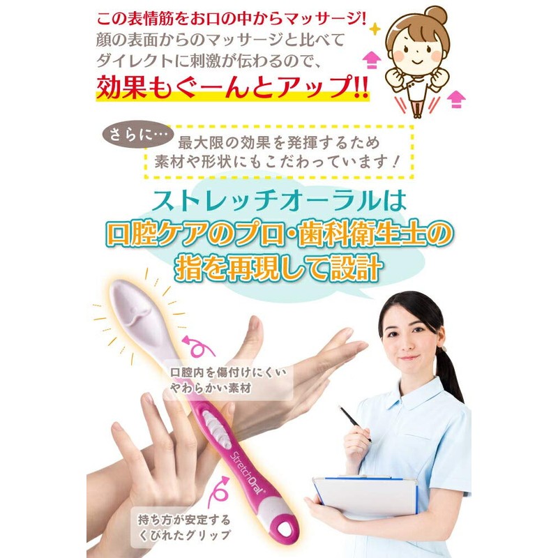 Forest Facial Muscle Massage Beauty Goods Stretch Oral Pink