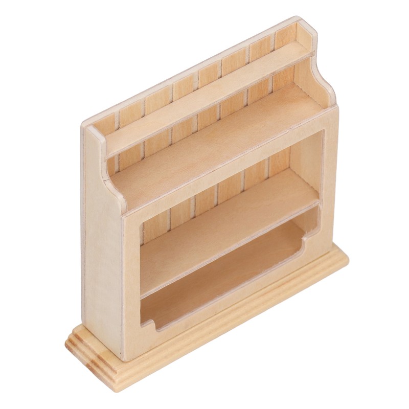 Dollhouse Cabinet Miniature Model Fine Workmanship Composite Wood Miniature Display