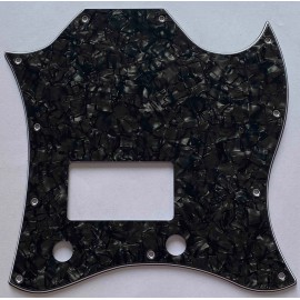 Unbranded Guitar Pickguard For Gibson SG Standard Single Humbucker,4 Ply Black Pearl