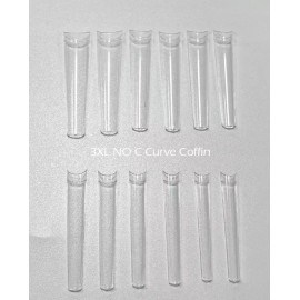Does Not Apply No C Curve 3XL Long Coffin Nail Tips, 420pcs Clear Acrylic Nails Coffin Shape