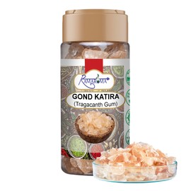 Gond Katira (Ayurvedic Katira) Organic, Katira Gond Indian Gum, Gond Katira Pure Organic, Edible Gum, All Natural, Salt-Free | Vegan | No Colors | Gluten Friendly | NON-GMO, 3.5oz (100g)