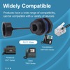 PENGLIN Waterproof RJ11 Coupler(5 Pack) Telephone Line Cable 6P6C Connector,CAT3