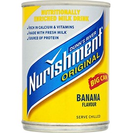 Dunn's River Nurishment Original Big Can Banana Flavour 400g Case of 12