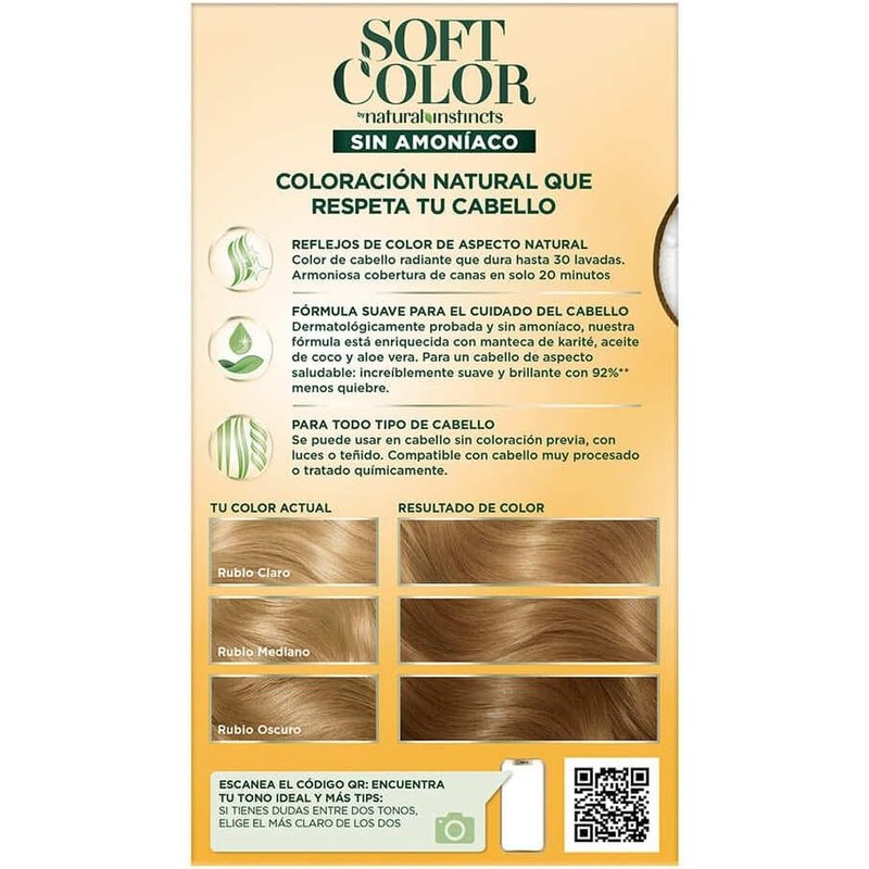 Soft Color Tinte Semi Permanente 80 Rubio Claro