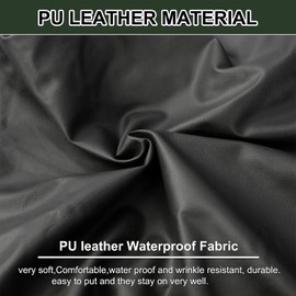 Pu Leather Club Chair Slipcover 2 Pieces,Tub Chair Slipcover Waterproof Stretch Barrel Chair Cover Nonslip Armchair Covers Half Round Sofa Cover Furniture Protectors For Office Reception ( Color : Bro