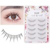 False Eyelashes, 3D, 5 Pairs Natural Eyelashes, Butt Eyelashes, Handmade,