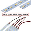 HUAZIZ 20 pieces 3-LED house lighting, 5 cm, warm white