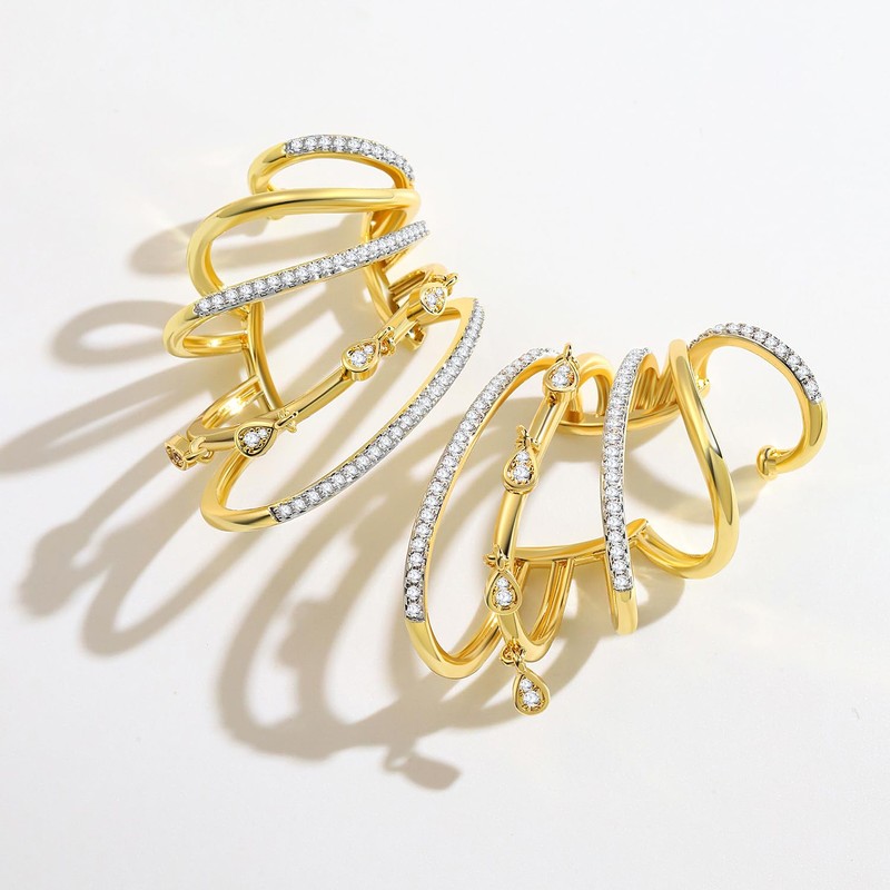 Claw Ear Cuff Earrings for Women | 14K Gold &