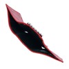 Conte Massimo Man Woman Keyring Genuine Leather, Red with bag